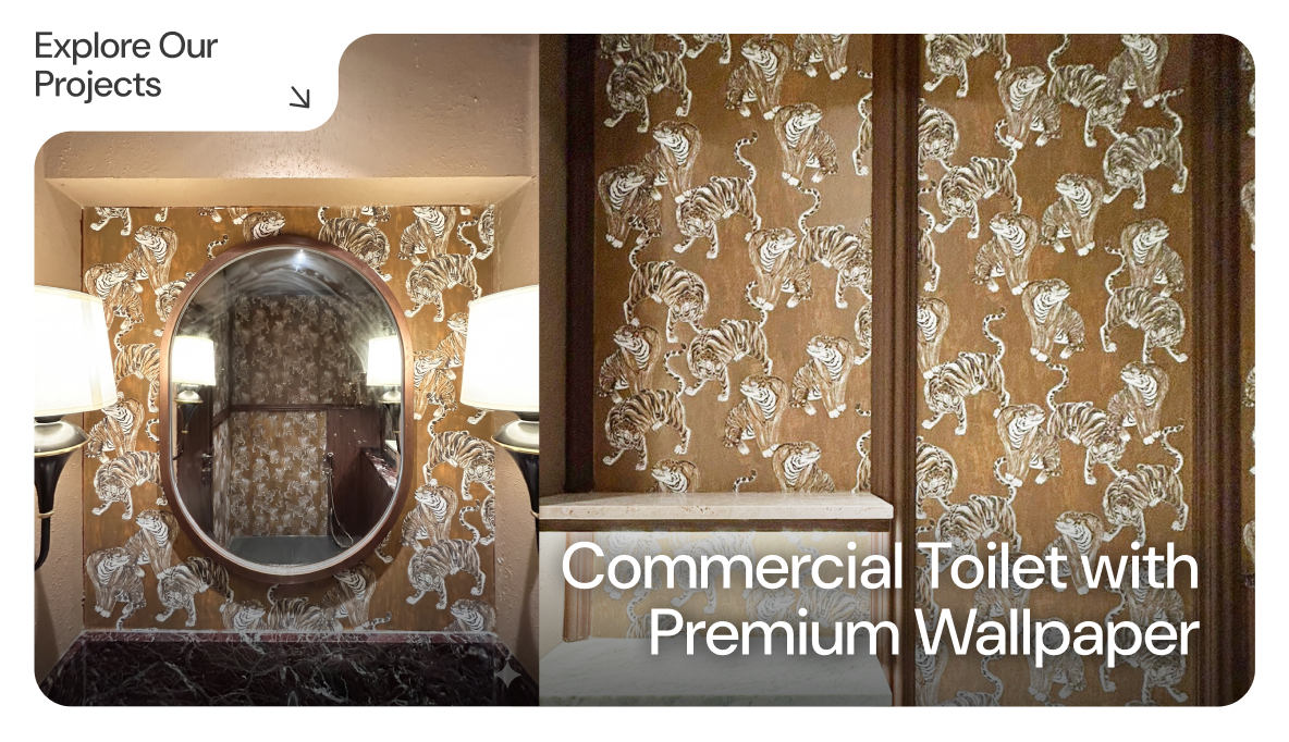 Powder Room Transformation Tropical Series